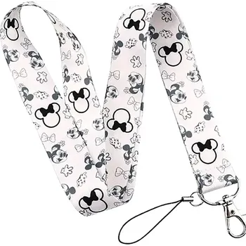 Unique Šňůrka na klíče s karabinkou Minnie Mouse