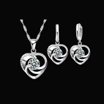 Souprava šperků Souprava šperků Cubic Zirconia Smart Heart