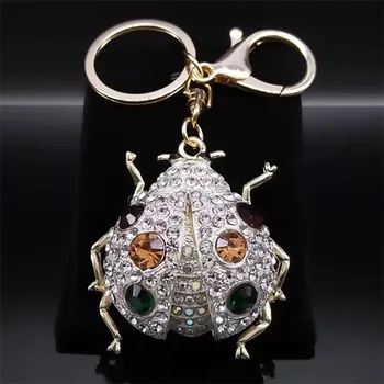 Fashion Jewelry Luxusní přívěsek na klíče, kabelku Beruška zlatá