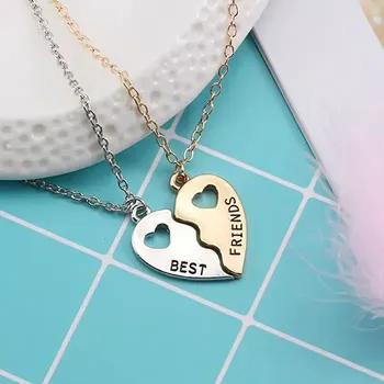 Náhrdelník Lilley Je. Náhrdelník BFF BEST FRIENDS rozpůlená srdce OJ384