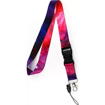 Unique Šňůrka na krk s karabinkou Starry Sky