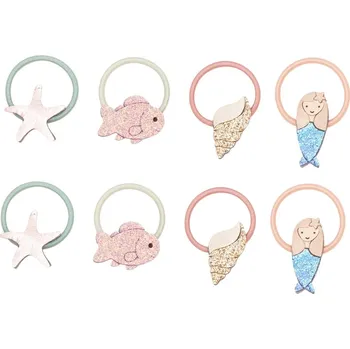 MIMI & LULA Gumičky do vlasů Mermaid mini – set 8 ks