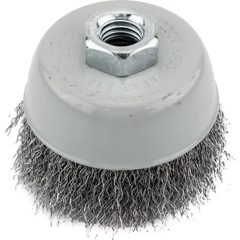 Drátěný kartáč Graphite Drátěný kartáč 75 mm, krimpovaný drát, ocel, M14