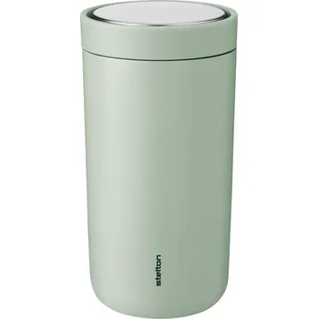 Stelton Nerezový termohrnek To Go Click Minty Moss 200 ml