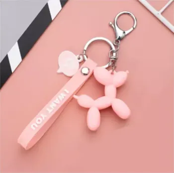 Přívěsek na klíče Pudl 3v1 růžová