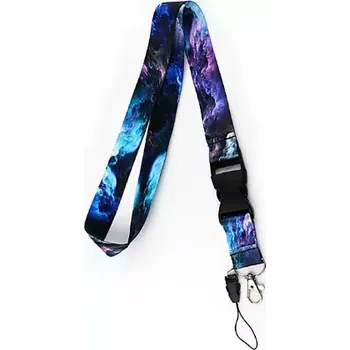 Unique Šňůrka na krk s karabinkou Stormy Sky