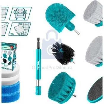 Čistící sada Kartáče čistící industrial, sada 11 ks, TOTAL , balení 1 ks