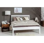 Gazel Dvoulůžko SALGA 180x200cm masiv -bílá