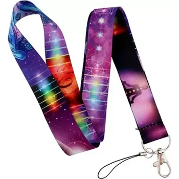 Unique Šňůrka na krk s karabinkou 7 čaker