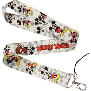 Unique Šňůrka na klíče s karabinkou Mickey Mouse