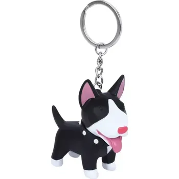 Přívěsek na klíče Bulteriér černý