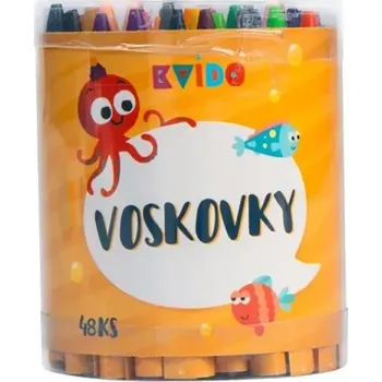 Albi Voskovky barevné Kvído 48 ks