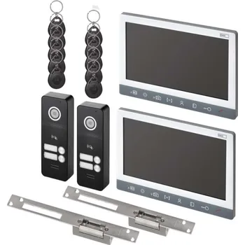 EMOS Sada EM-10AHD, 2 vst. pro 2 účastníky a 2 el. zámky