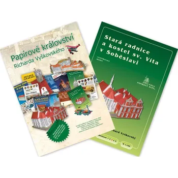 Papírový model Stará radnice a kostel sv. Víta v Soběslavi 1:160 - ERKOTYP