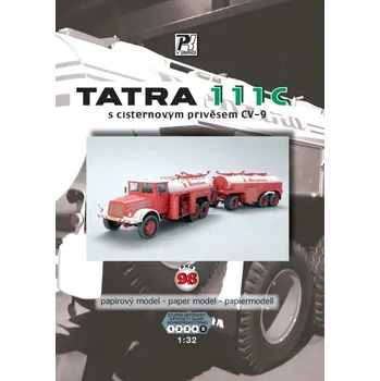 Papírový model Tatra 111C & Cisternový vlek CV-9 - Benzina