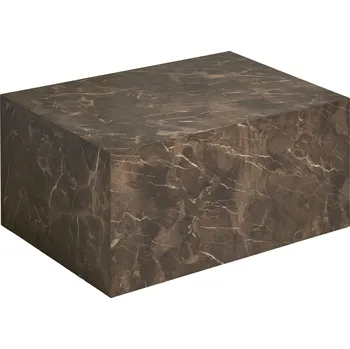 Konferenční stolek House Nordic Konferenční stolek PRAGUE hnědý mramor 80x60 cm