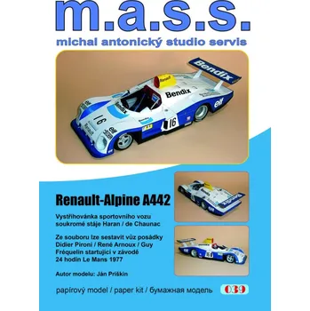 Plastikový model Renault-Alpine A442