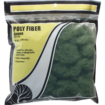 Speciální výtvarná barva Syntetické vlákno Poly Fiber - zelené - malé balení