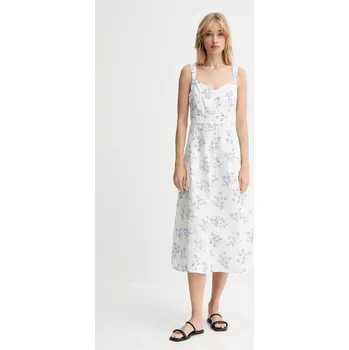 Dámské oblečení Bavlněné šaty Levi's 003PR bílá 00X, vel. S