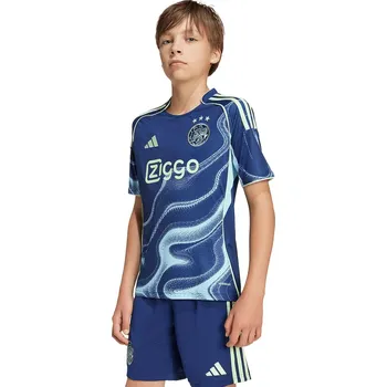 Chlapecké tričko Dětské tričko adidas Performance AJAX tmavomodrá barva, JI7218 59X, vel. 176