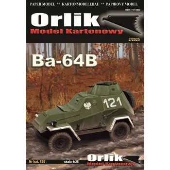 Papírový model Obrněné vozidlo Ba-64B