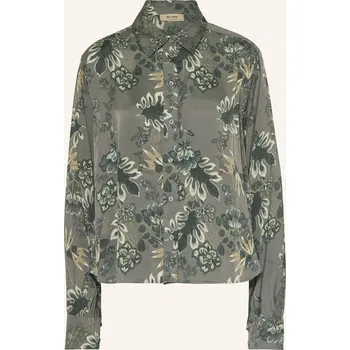 Dámská halenka Mos Mosh Dámská Košilová Halenka Mmabina Floro, tmavě zelená...