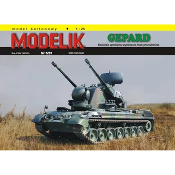 Plastikový model Samohybné protiletadlové dělo GEPARD