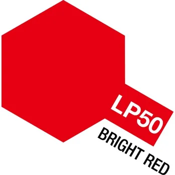 Modelářská barva Tamiya LP-50 Bright Red/Červená