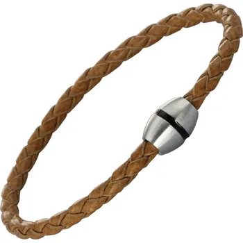 Náramek Free Style Kožený náramek BSS362LTBRW