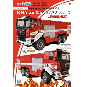 Vystřihovánky Tatra Phoenix KHA 40 6x6