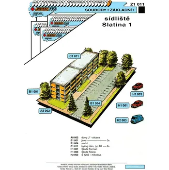 Plastikový model Slatina sídliště 1 - souprava