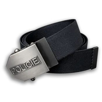 Opasek Textilní opasek POLICIE - černý