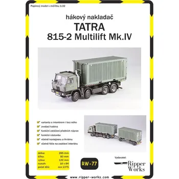 Vystřihovánky Tatra 815-2 Multilift