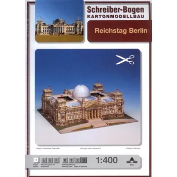 Plastikový model Říšský sněm v Berlíně