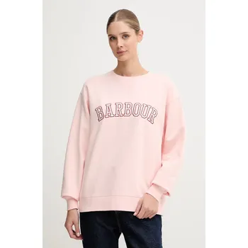 Dámská mikina Bavlněná mikina Barbour LOL0591 růžová 30X, vel. 40