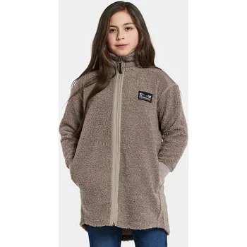 Chlapecká mikina Dětská mikina Didriksons AMPERE KIDS FZ L hnědá barva, 505678 505678.9BYA 84X, vel. 140