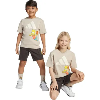 Chlapecká bunda Dětská bavlněná souprava adidas JL9196 béžová 80X, vel. 92