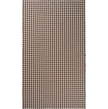 ubrus Bavlněný ubrus ferm LIVING Bothy 150 x240 cm 1104269038 hnědá 88X