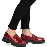 RIEKER Dámské mokasíny Rieker47550-33 červená lak Barva: rot, Velikost: 42