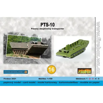 Plastikový model Obojživelný pásový transportér PTS-10
