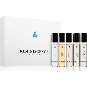Unisex parfém Reminiscence Le Rem Discovery Set Reminiscence Le Rem toaletní voda intense 11 ml + Reminiscence Rose Tentation parfémovaná voda 11 ml + Reminiscence Dolce Riviera parfémovaná voda 11 ml + Reminiscence Bois Etoile parfémovaná voda 11 ml + Reminiscence Sou