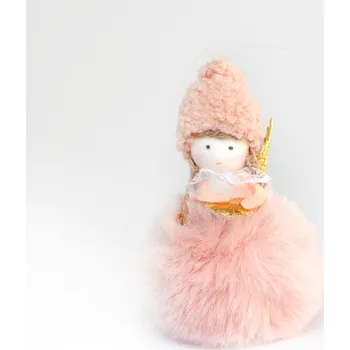 Sprchový závěs Andílek, růžový, závěs, 10 cm