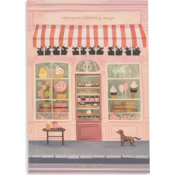 omalovánky Konges Sløjd Mini omalovánky pro děti Caketastic – pink