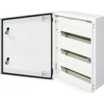 Rozvaděč Kovová skříň SEZ T-BOX 54/3/18 , nástěnná rozvodnice, 18 modulů - 3 řady, IP 65 (SEZ T-BOX 54/3/18)