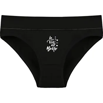 Kalhotky Donella Dámské kalhotky Jessica: černá XXL