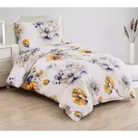 Jahu povlečení mikroflanel Květy barevné 140x200, 70x90 cm