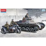 German Panzer I Ausf.B & Motorcycle 1/35