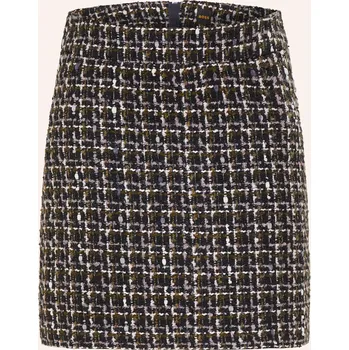 Dámská sukně Boss Dámská Sukně Z Buklé Valedi S Třpytivou Přízí, černá /...