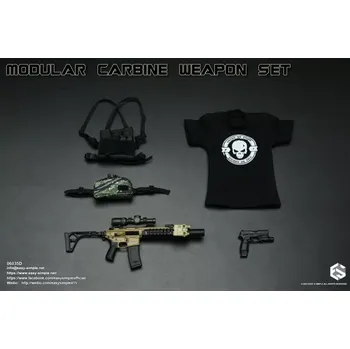 Doplněk k figurce Zbraň pro 1/6 figurky Modular Carbine Weapon Set - MCX .300 RECCE (Sand)