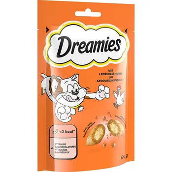 Krmivo pro kočku 2x60g Dreamies Cat pochoutka - kuřecí